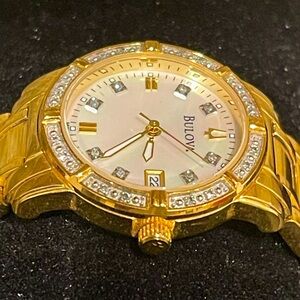 Bulova ladies classic diamond watch